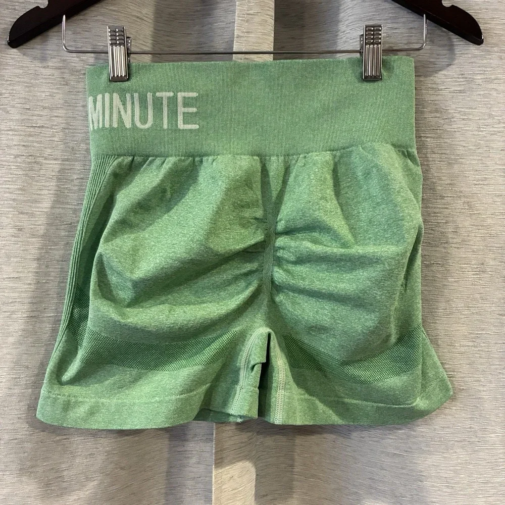 GYM.MINUTE Women's Athletic‎ Activewear Shorts Multicolor Large Stretch Lot Of 7